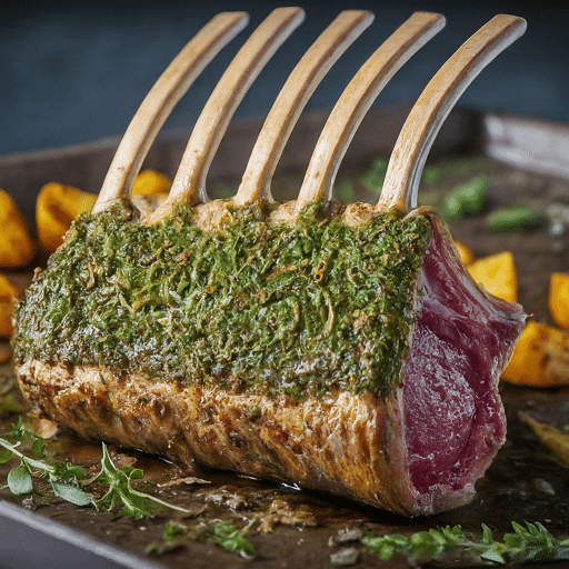 Herb Crusted Rack of Lamb