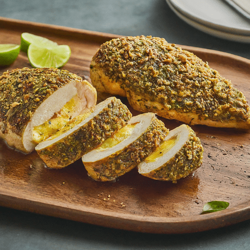 Paneer Stuffed Chicken Breast