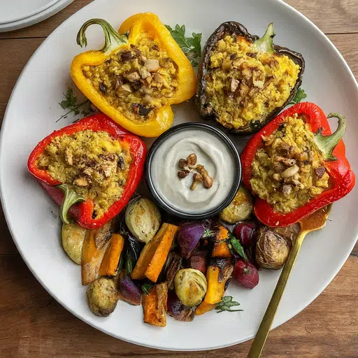 Ragi Stuffed Bell Peppers