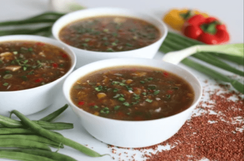 Ragi and Lentil Soup recipe for dinner