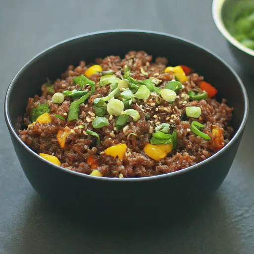 Ragi and Vegetable Stir Fry