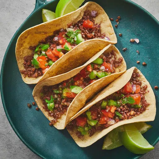 Spicy Ragi Tacos with Fresh Salsa