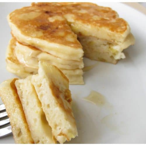 Banana Yogurt Pancakes