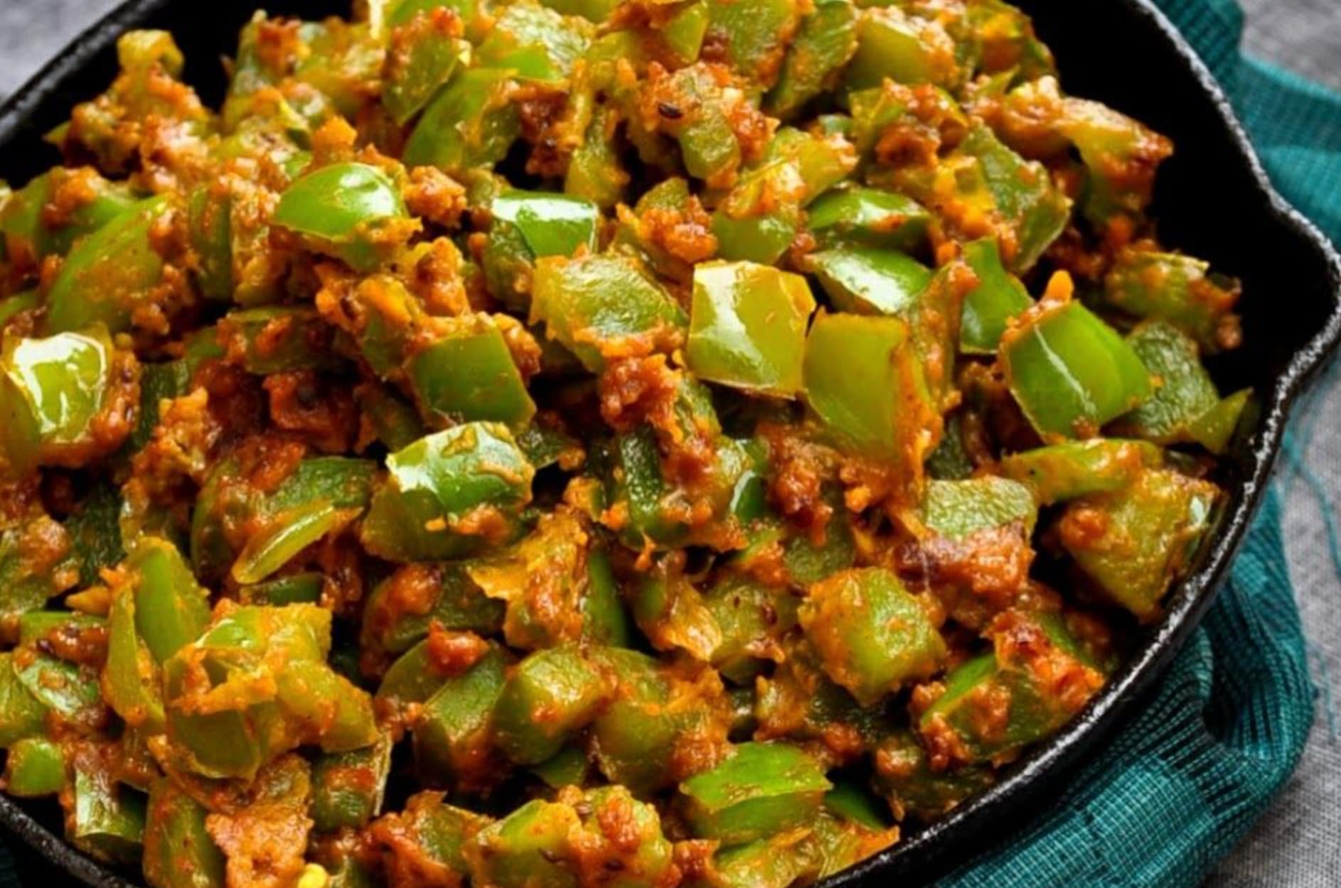 What are 15 Delicious Jain Food Recipes You Can Make? 13 Capsicum Besan Sabzi
