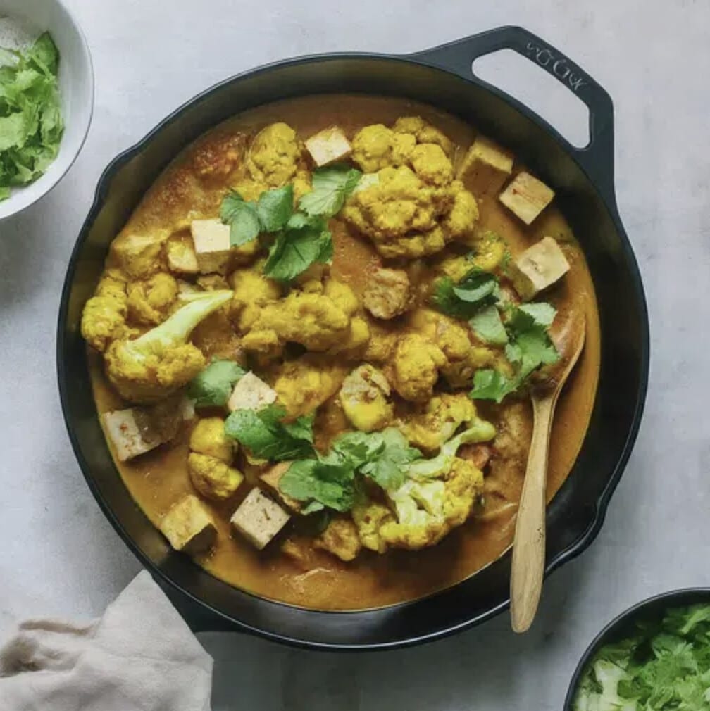 Cauliflower and Tofu Curry Cauliflower and Tofu Curry