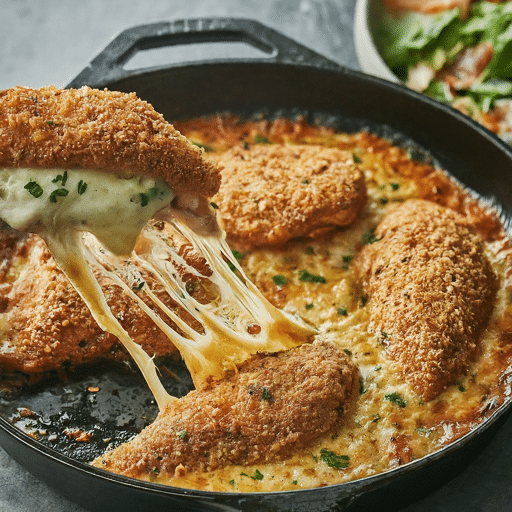 Smoked Mozzarella Skillet Chicken
