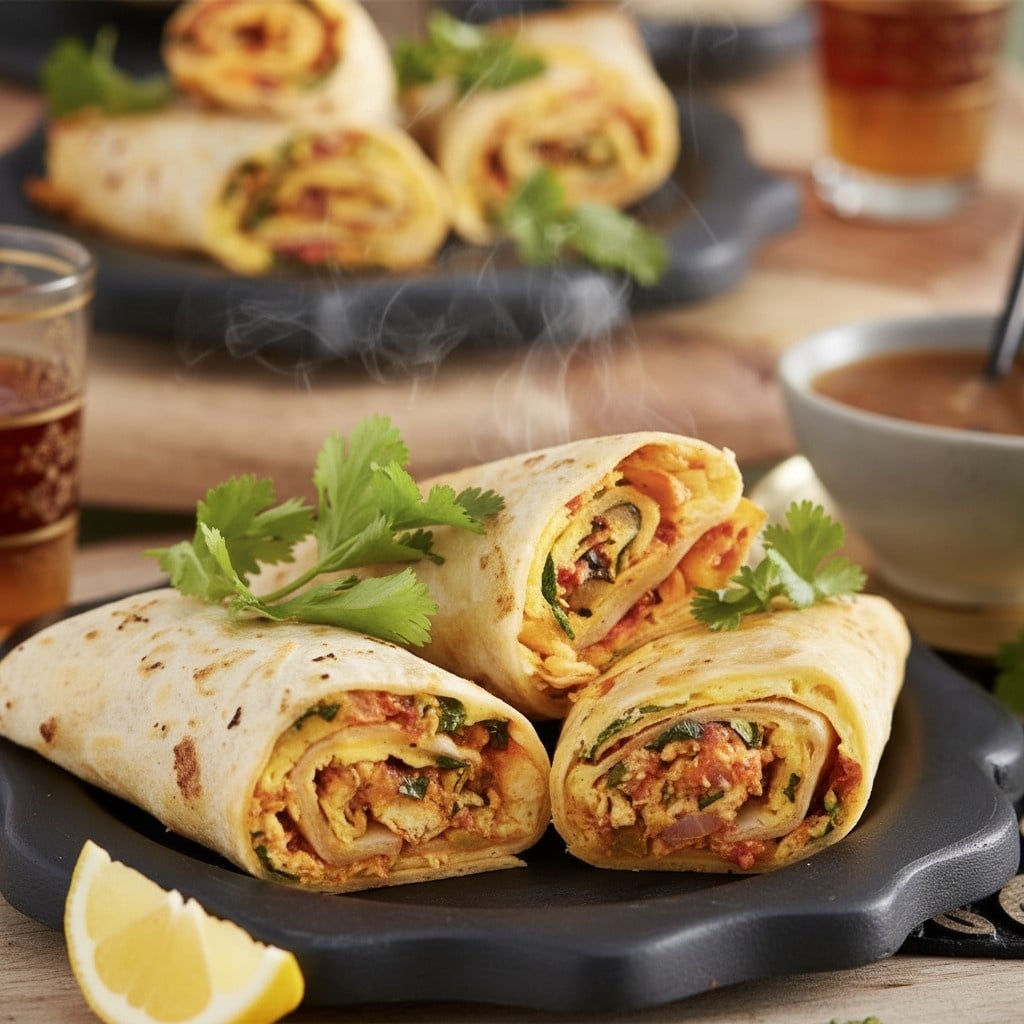 What are The 20 Best High Protein Breakfast Indian Ideas? 10 Masala Egg Wrap