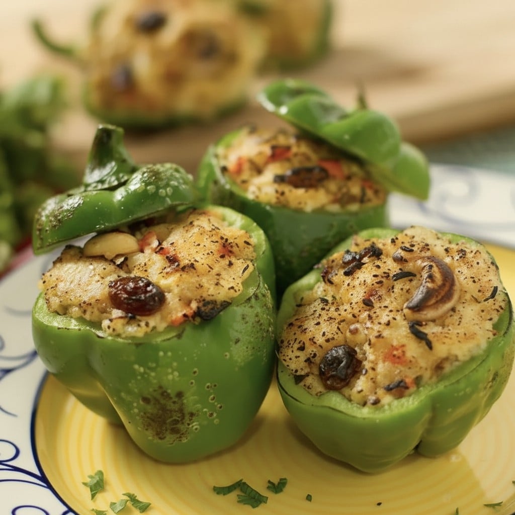 What are The 20 Best High Protein Breakfast Indian Ideas? 19 Paneer Stuffed Capsicum
