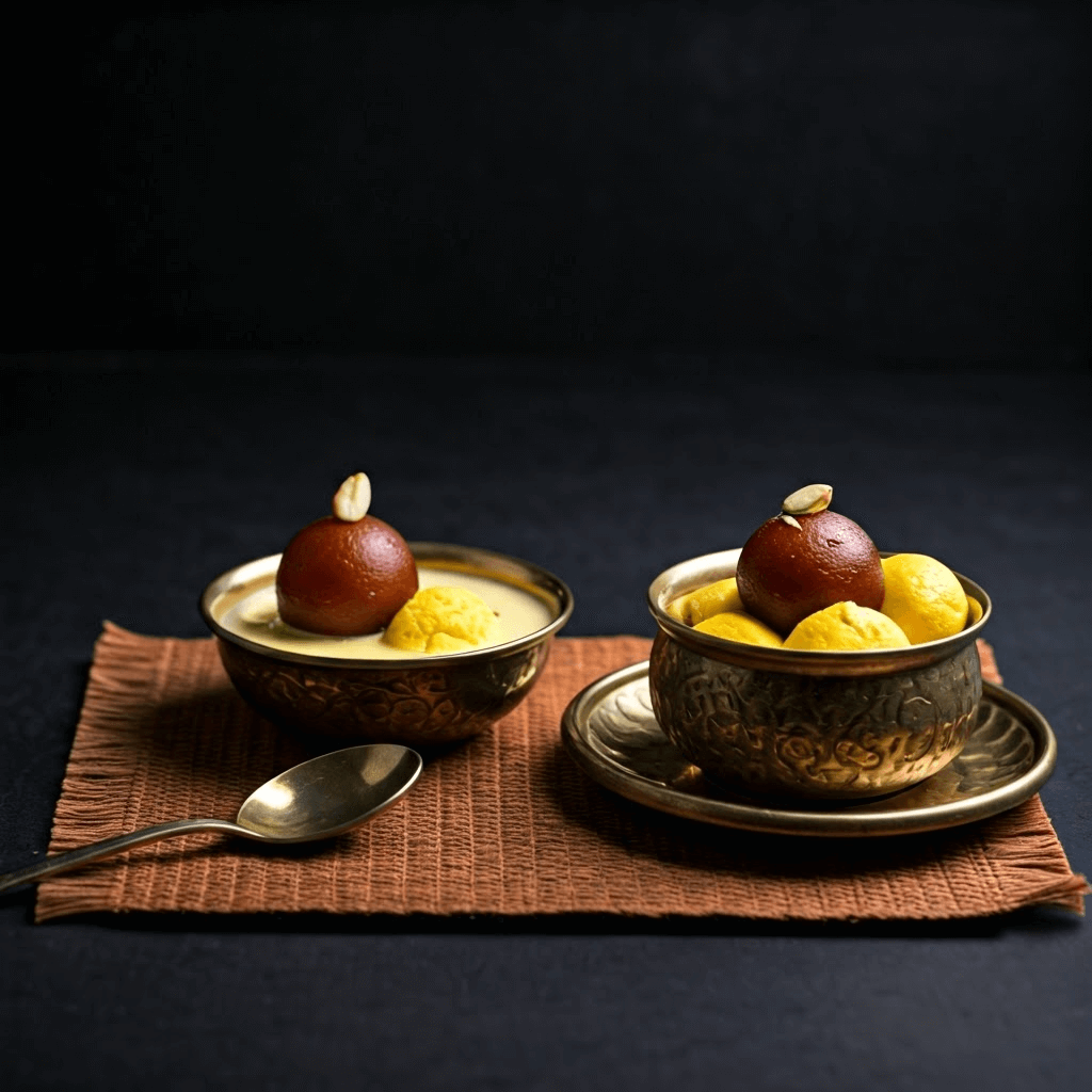 Gulab Jamun and Rasmalai