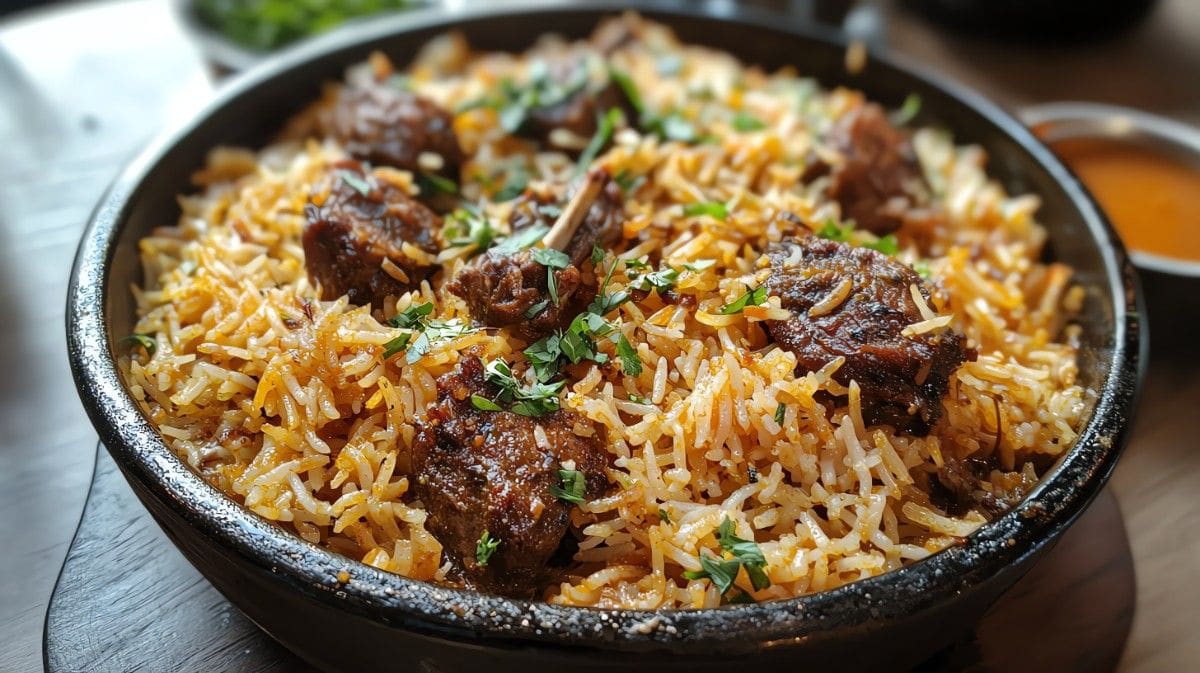 What are the Most Popular Types of Biryani in India? 1 Hyderabadi Mutton Biryani