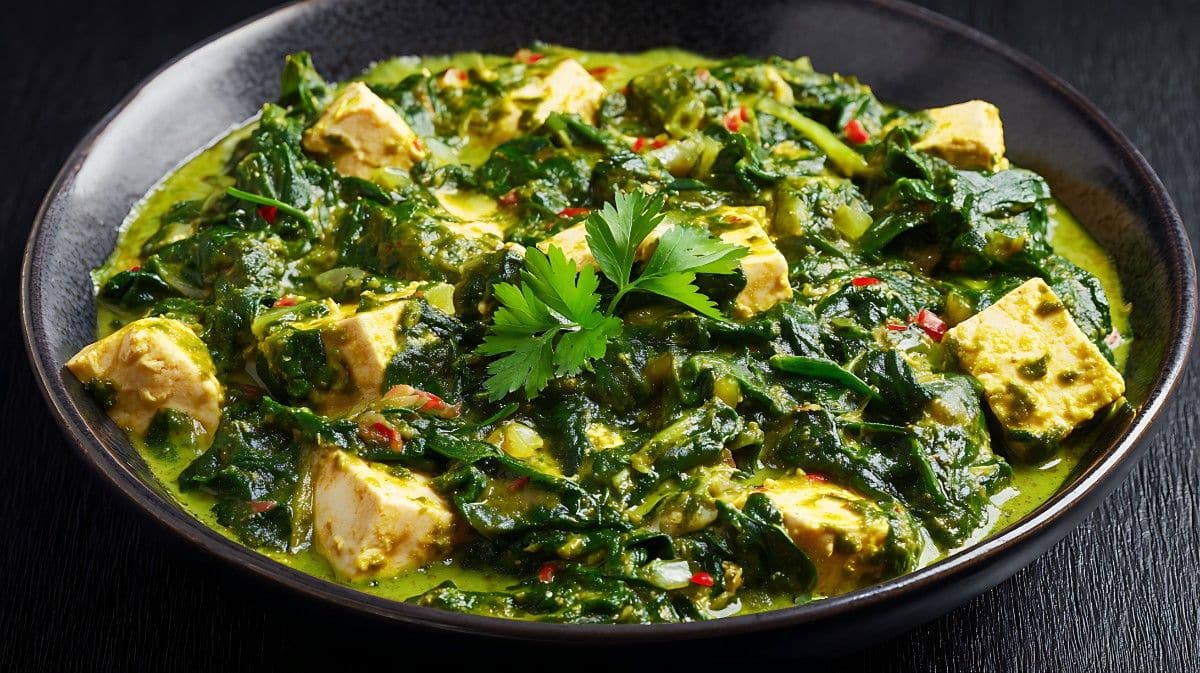20 Must-Try Healthy Dinner Recipes Indian for Weight Loss 2 Palak Tofu Stir Fry