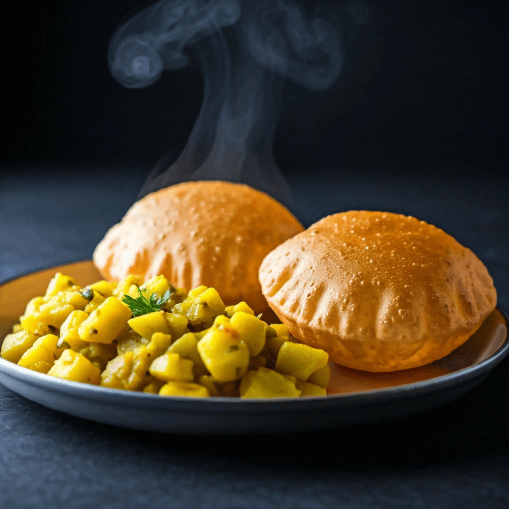 10 Easy North Indian Lunch Recipes To Make in 30 Minutes 9 Poori subzi