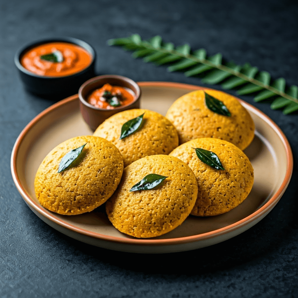 garlic podi idli