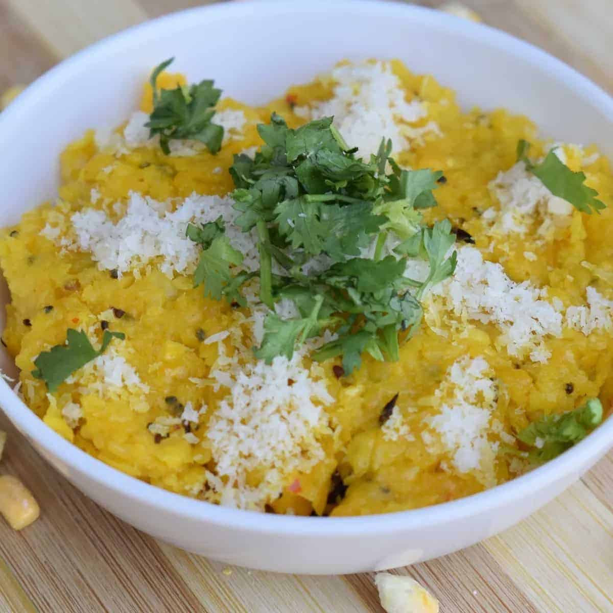 Which Famous Food of Madhya Pradesh Can You Not Miss? 3 Creamy Bhutte Ka Kees made with grated corn spices and fresh coriander