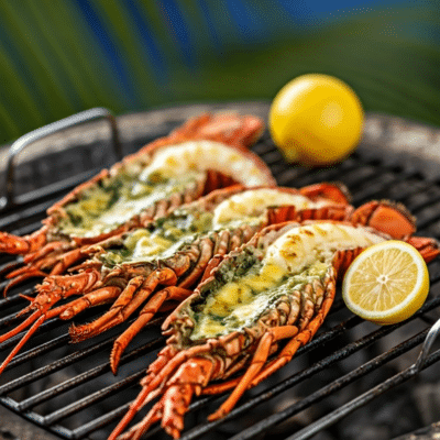 Grilled Lobsters