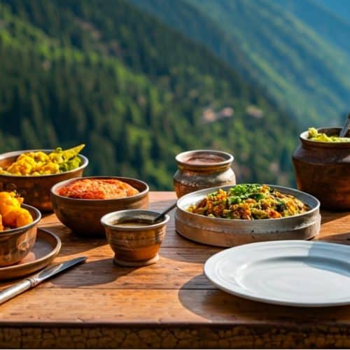Traditional Himachal Pradesh dishes
