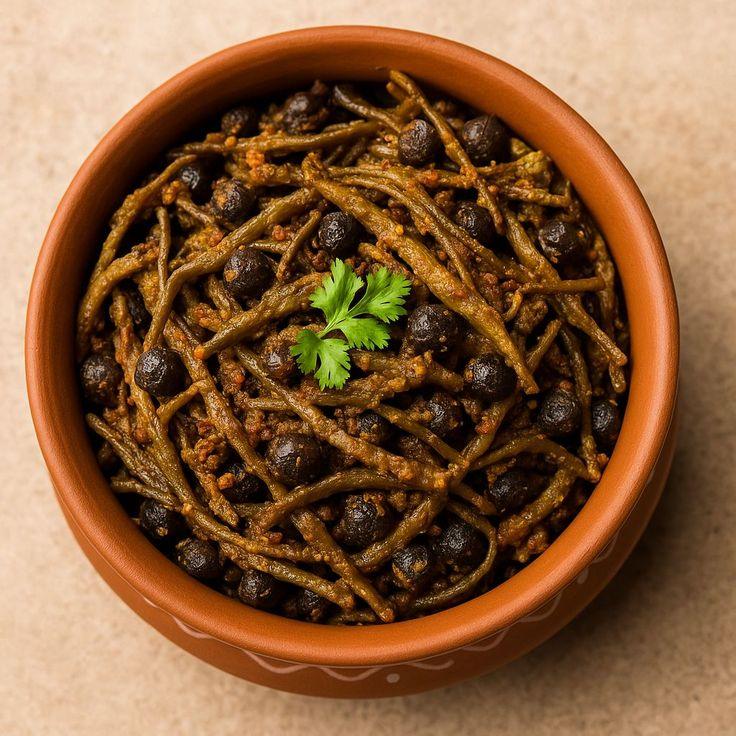 What Are the Most Popular Rajasthan Famous Food Dishes? 5 Ker Sangri traditional Rajasthani desert dish made with dried beans and berries cooked with spices
