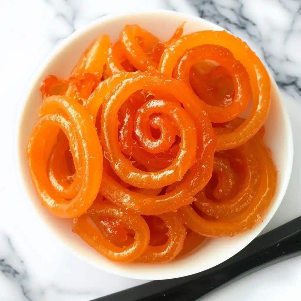 Which Famous Food of Madhya Pradesh Can You Not Miss? 13 Thick crispy Jaleba soaked in saffron sugar syrup served as a traditional Indore sweet