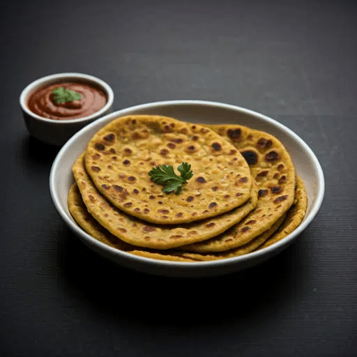 What Are the Famous Food of Haryana You Must Try? 8 Besan roti served hot with ghee gram flour flatbread from Haryana