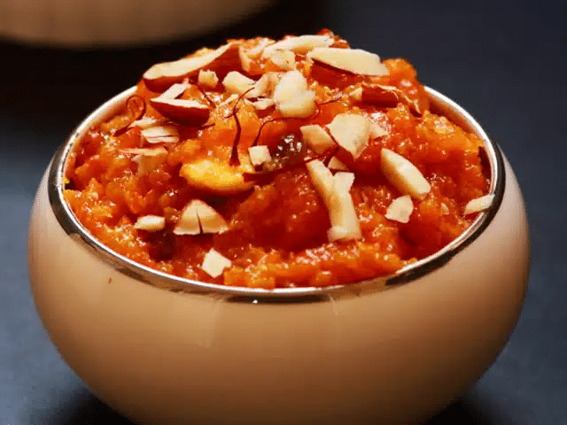 What Are the Famous Food of Haryana You Must Try? 18 Gajar ka halwa made with grated carrots milk and ghee garnished with nuts