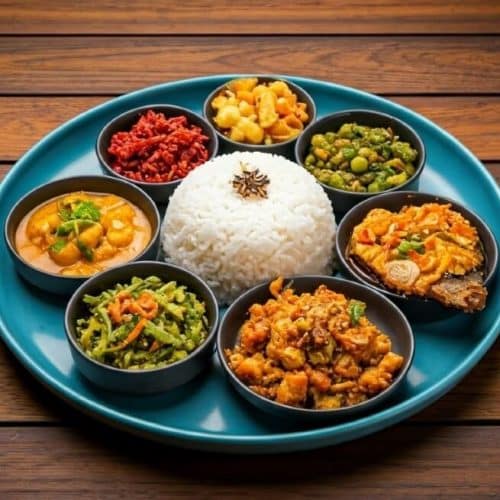 Platter of Meghalaya dishes