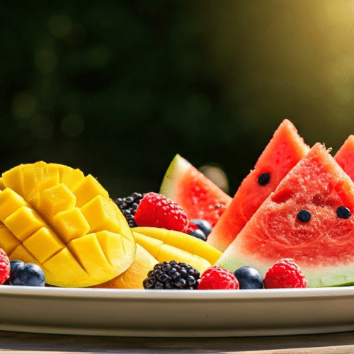 Summer Diet Foods for a Healthier You 21 Platter of fresh summer fruits
