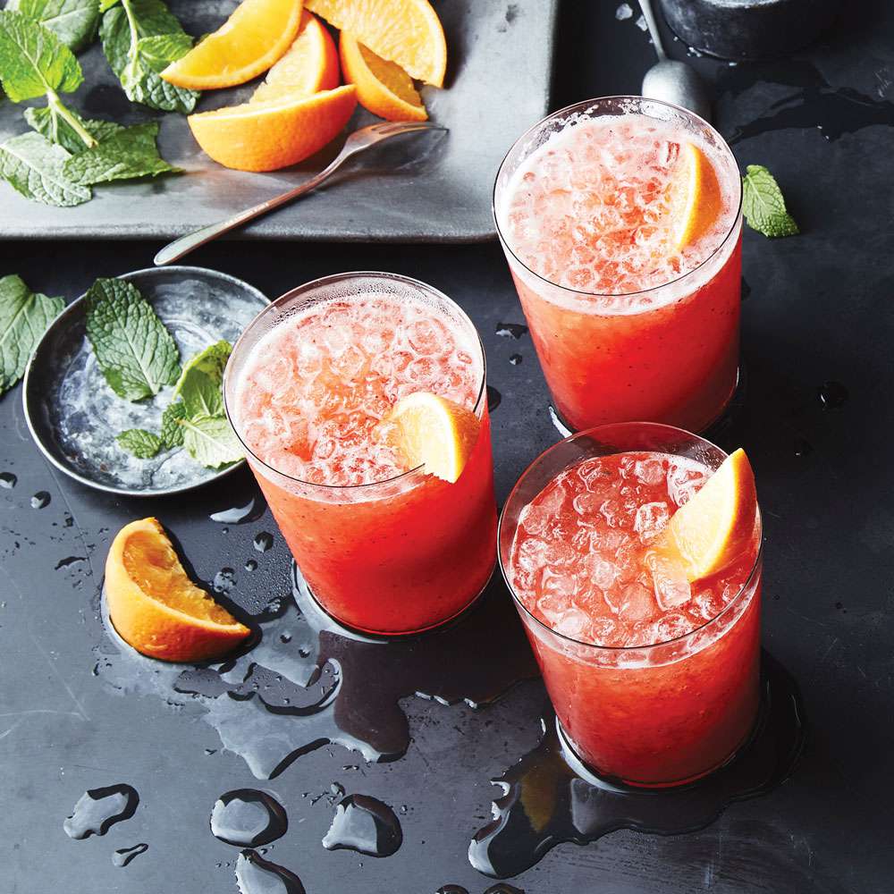 10 Strawberry Rum Coolers