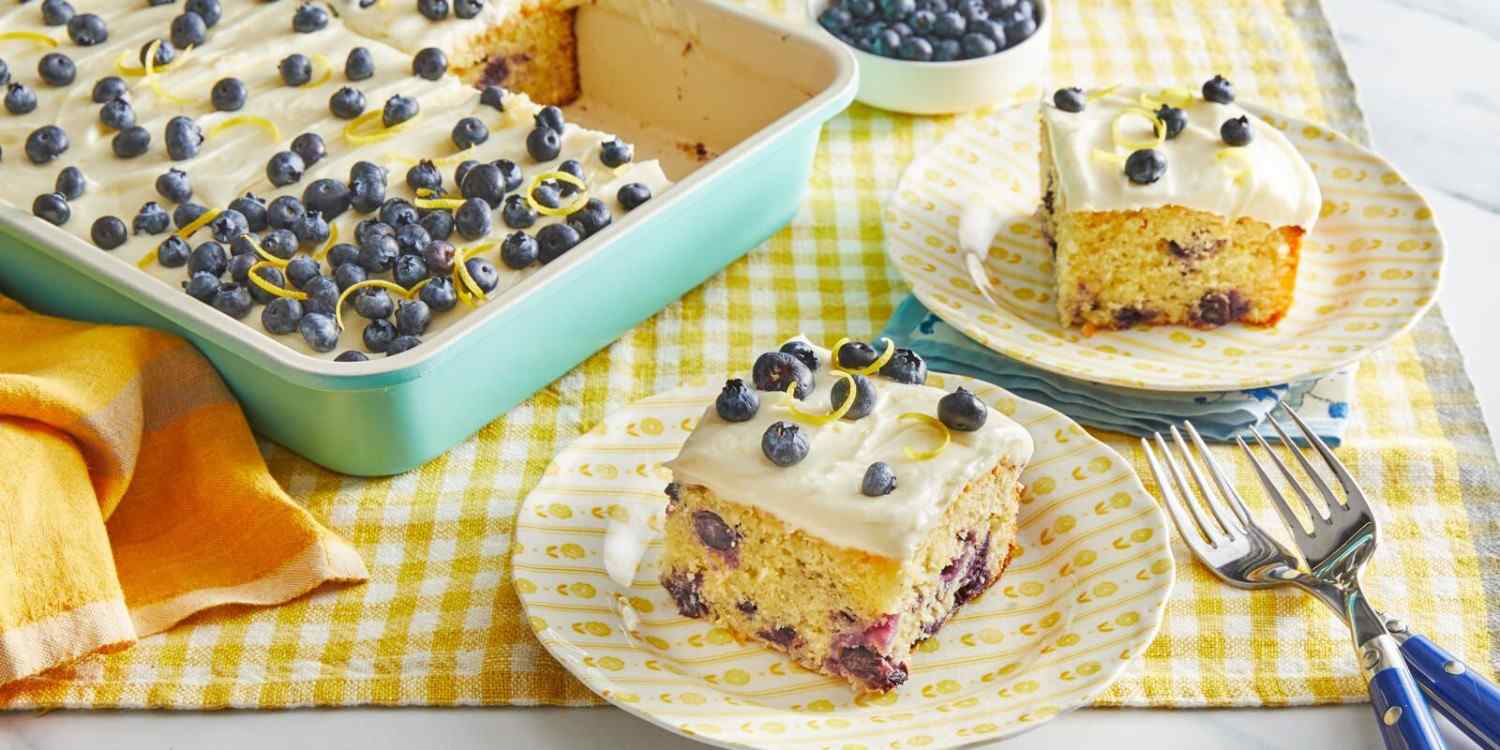Lemon BlueberrySheetCake