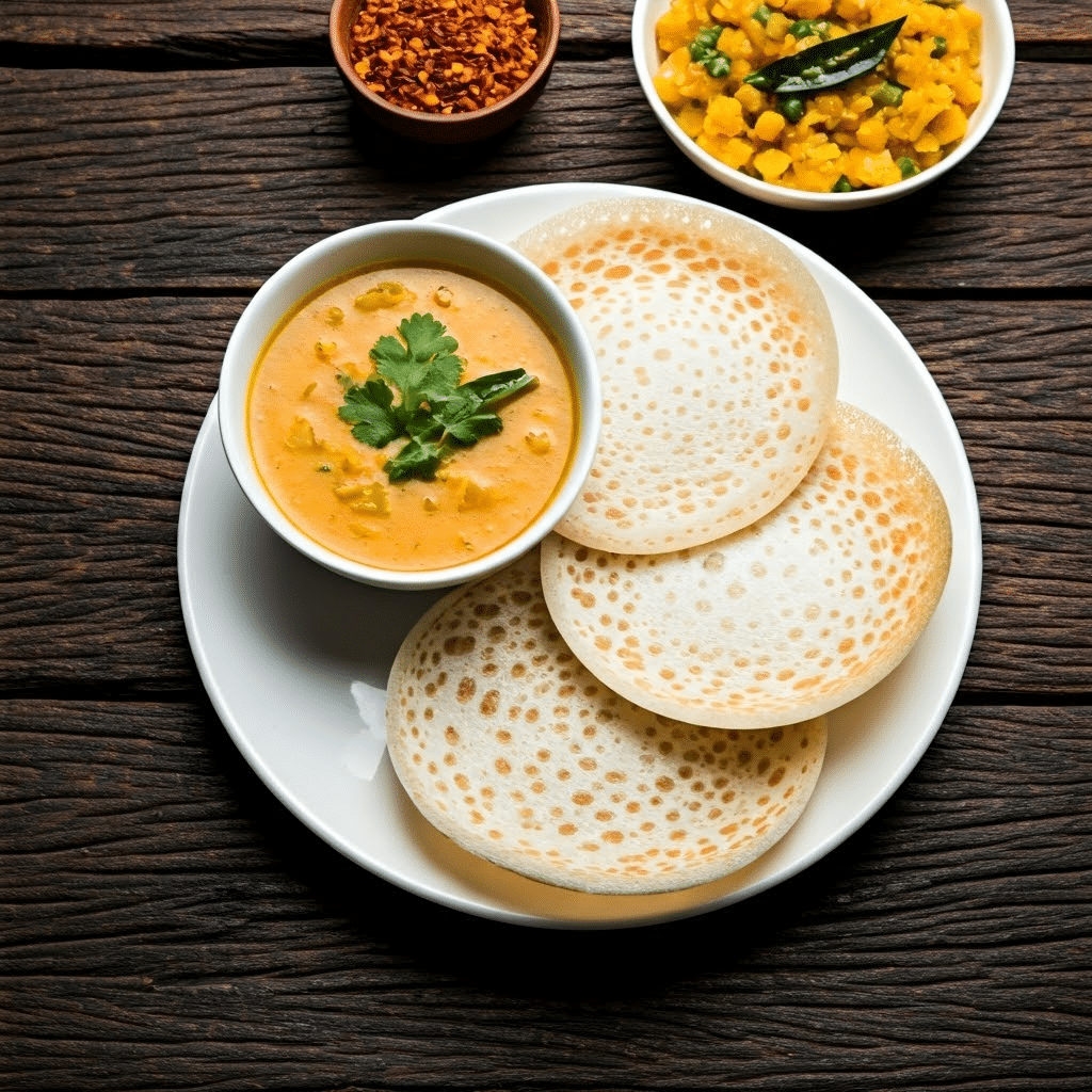 Appam and stew delicious combo 