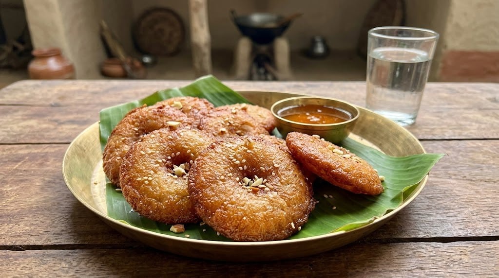 What Are the 20 Must-Try Chhattisgarh Famous Food Dishes? 17 Arsa a traditional Chhattisgarh sweet made with rice flour and jaggery fried until golden