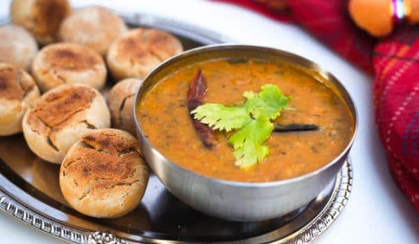 What Are the Most Famous Foods of Uttar Pradesh? 9 Baati with Dal UP Style