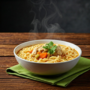 Bowl of Dowdo noodle soup