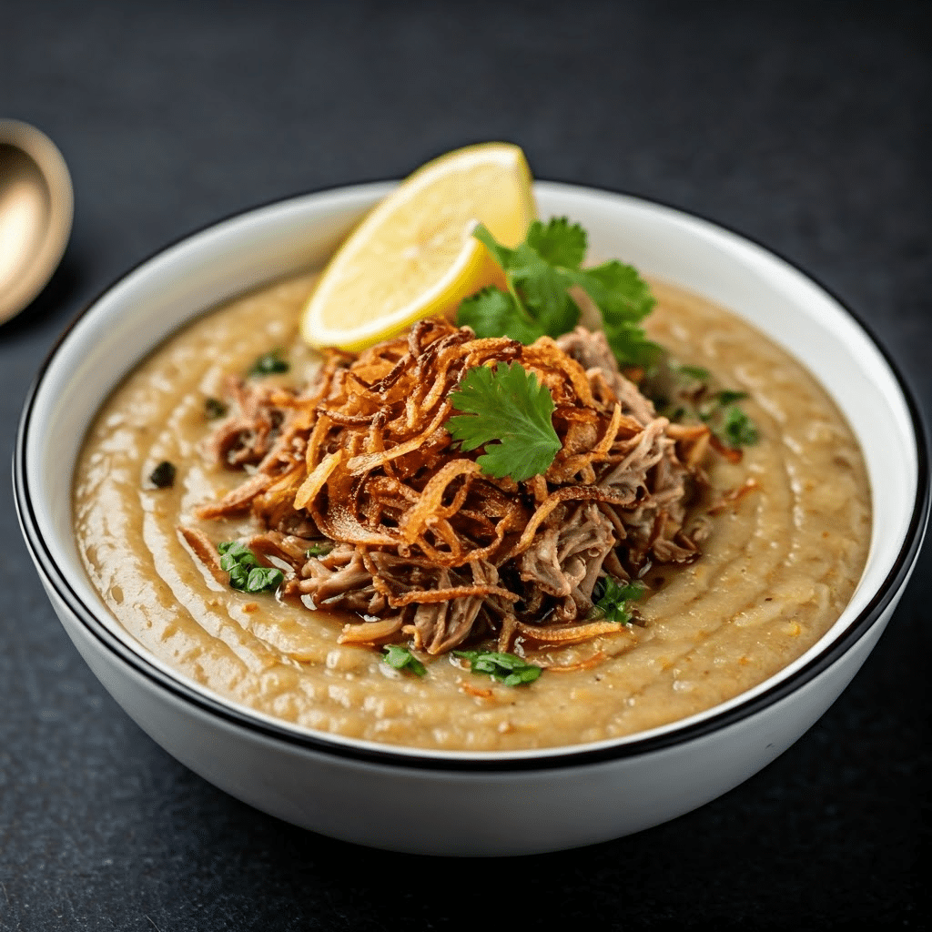 Bowl of Pakistani Haleem 
