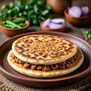 Chapshurro stuffed flatbread 