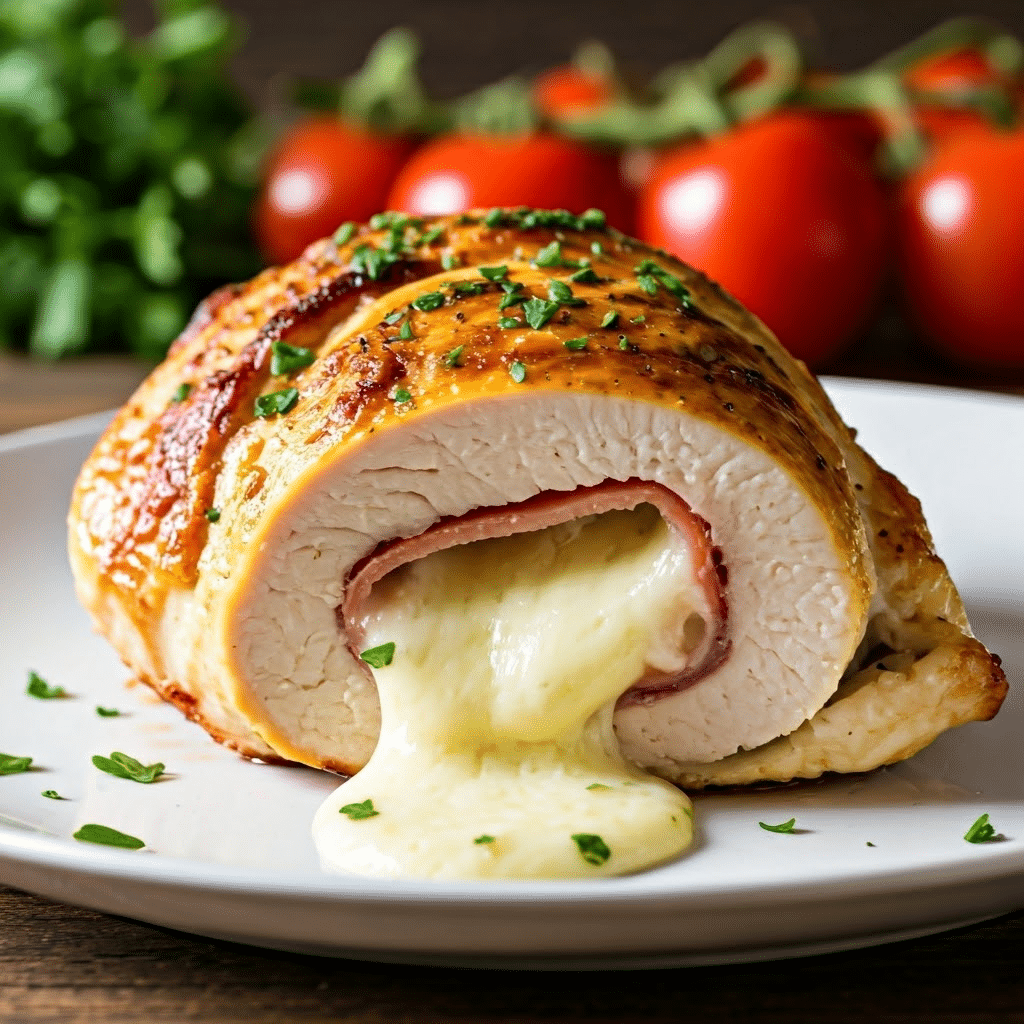 Chicken breast with ham and cheese1 