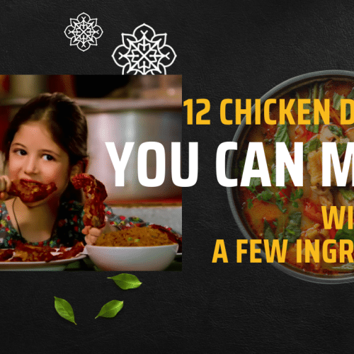 Illustration of Bajrangi Bhaaijaan star Munni eating chicken with the heading 12 chicken dinners