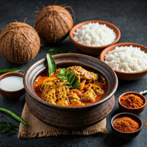 Kerala style chicken stew dish