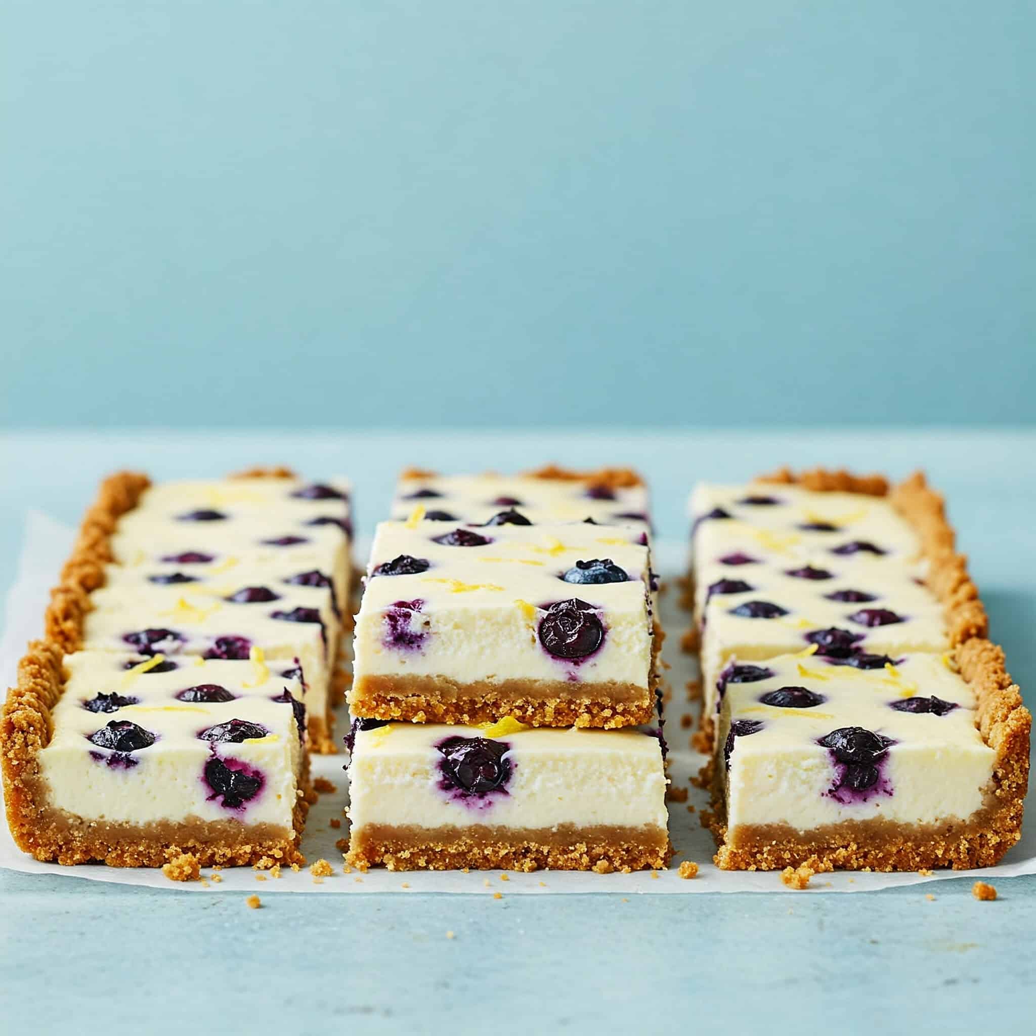 Lemon Blueberry Cheesecake Bars