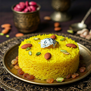 Pakistani Zarda dessert