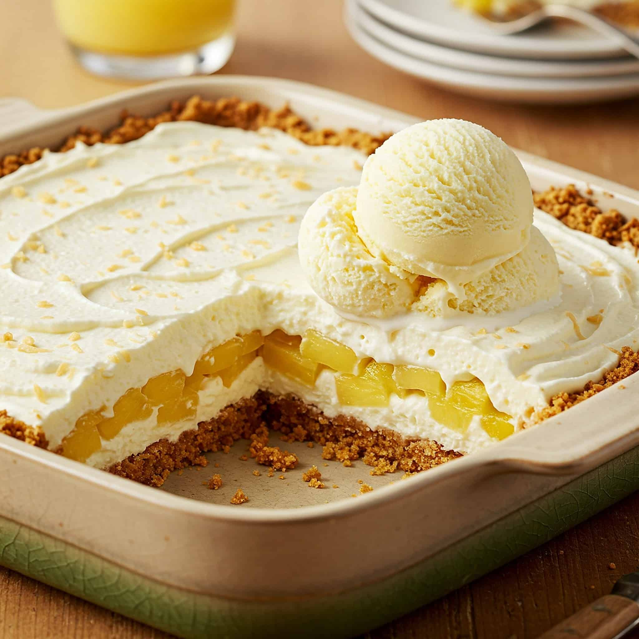 Pi a Colada Lasagna