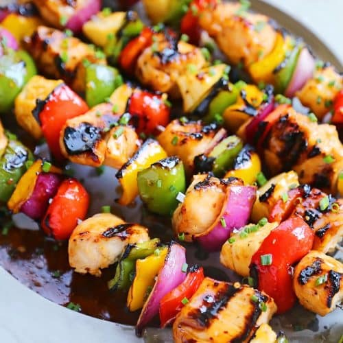 Pineapple Chicken Kebabs