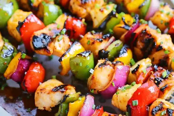 Pineapple Chicken Kebabs