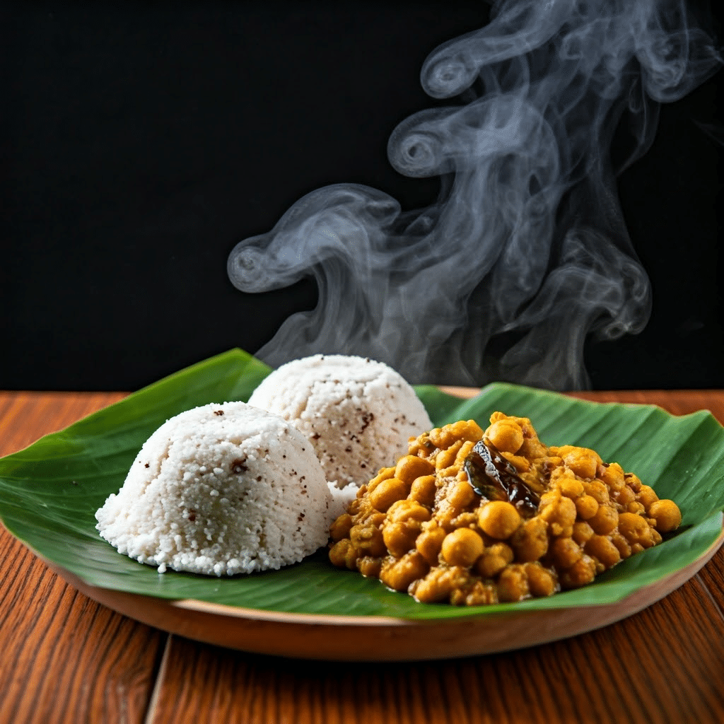 Puttu and Kadala Curry