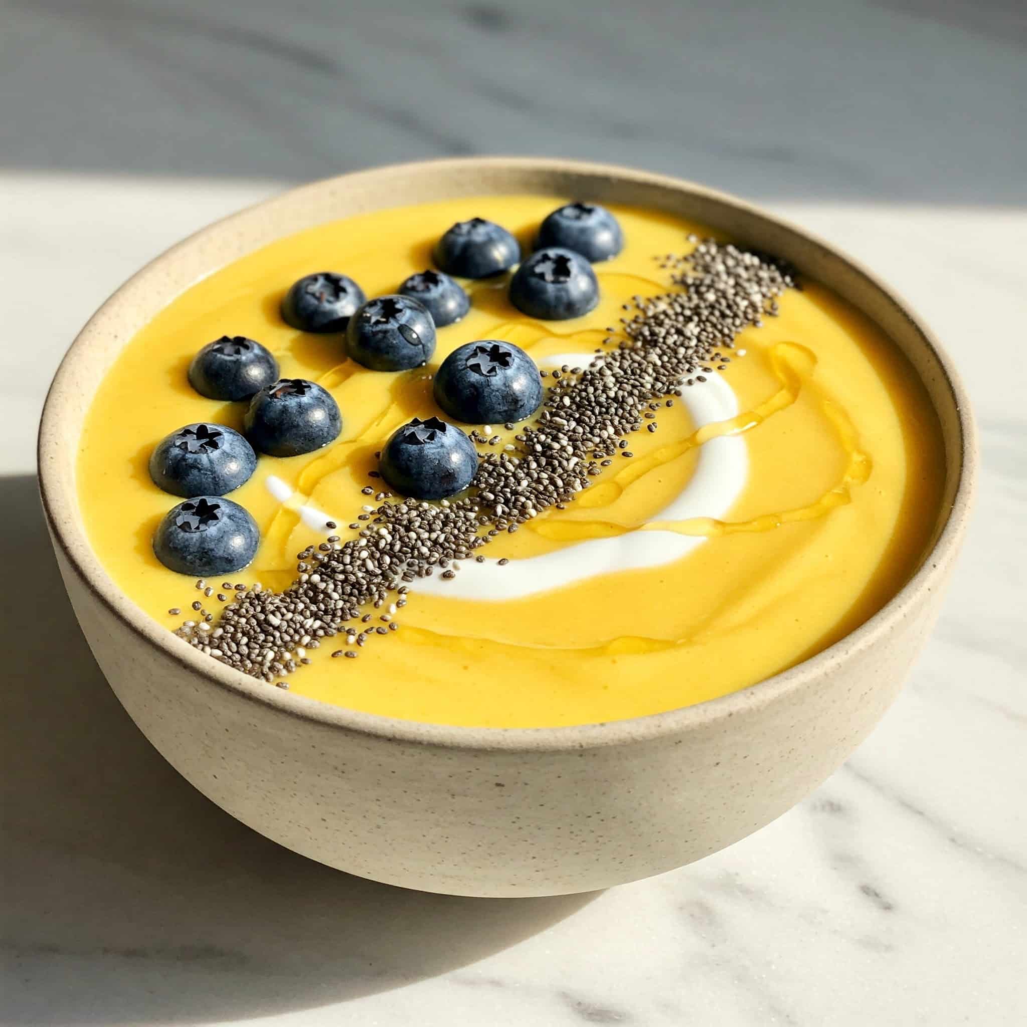 Tropical Mango Pineapple Smoothie Bowl