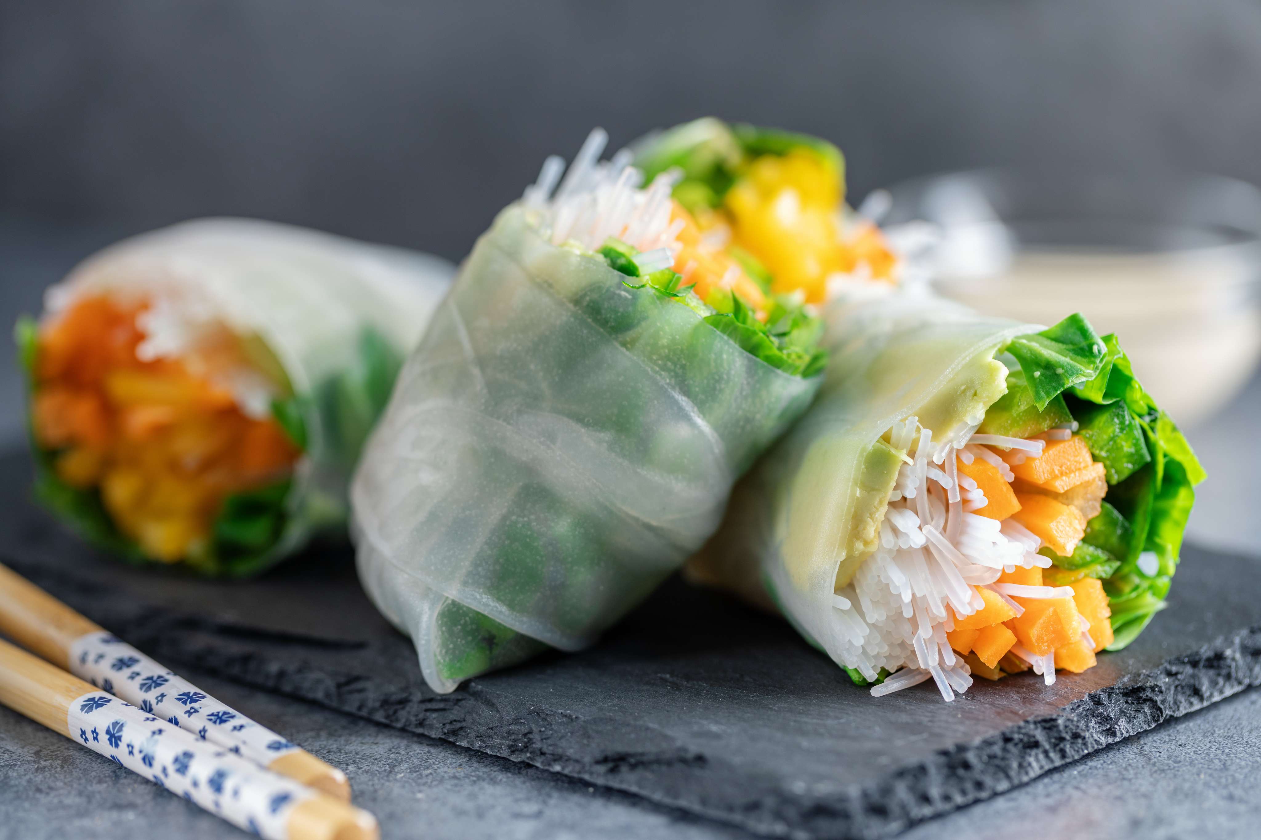 Veggies rice paper roll