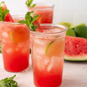 Watermelon Mint Summer Mocktail