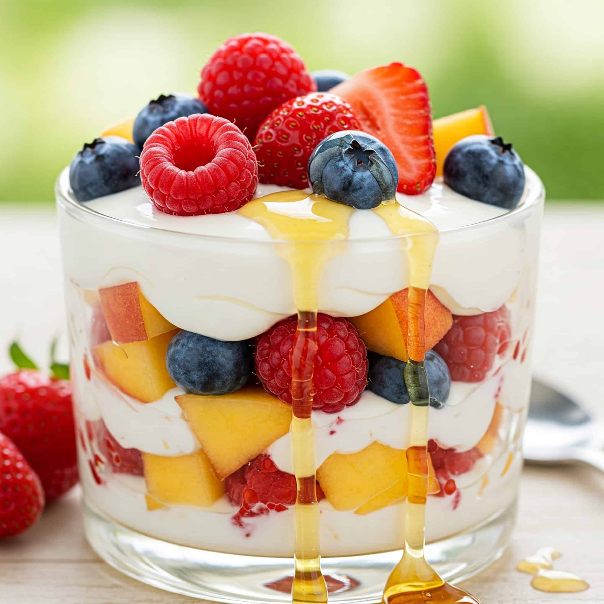 Yoghurt and Honey Fruit Cups