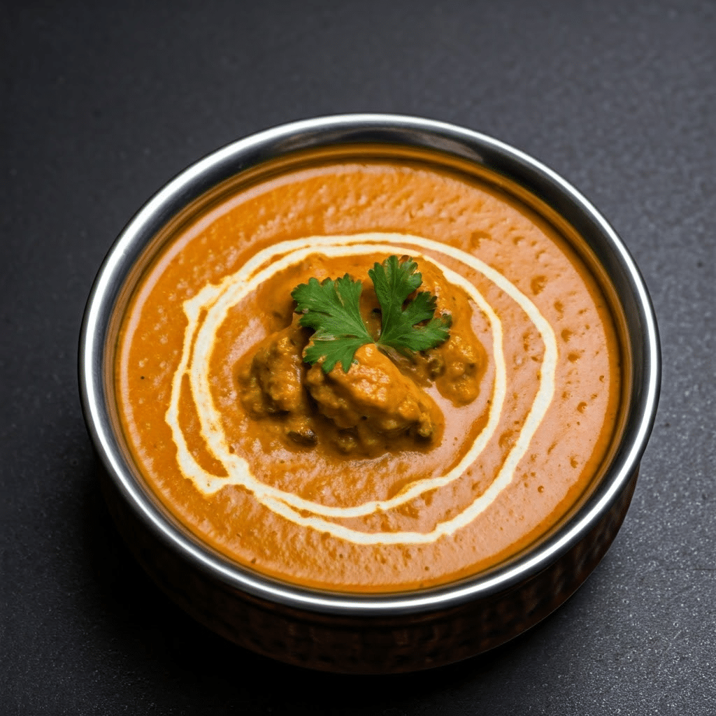 butter chicken with sauce