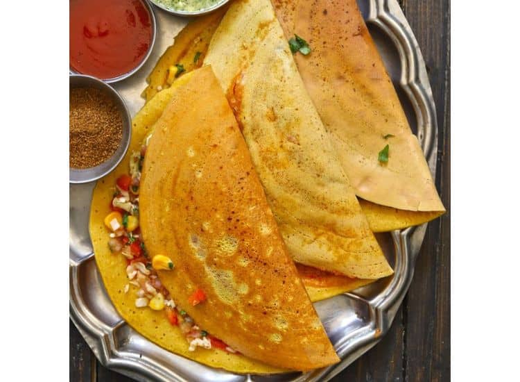 Besan Chilla Quesadilla