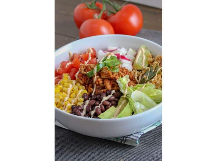 Cauliflower Rice Burrito Bowl